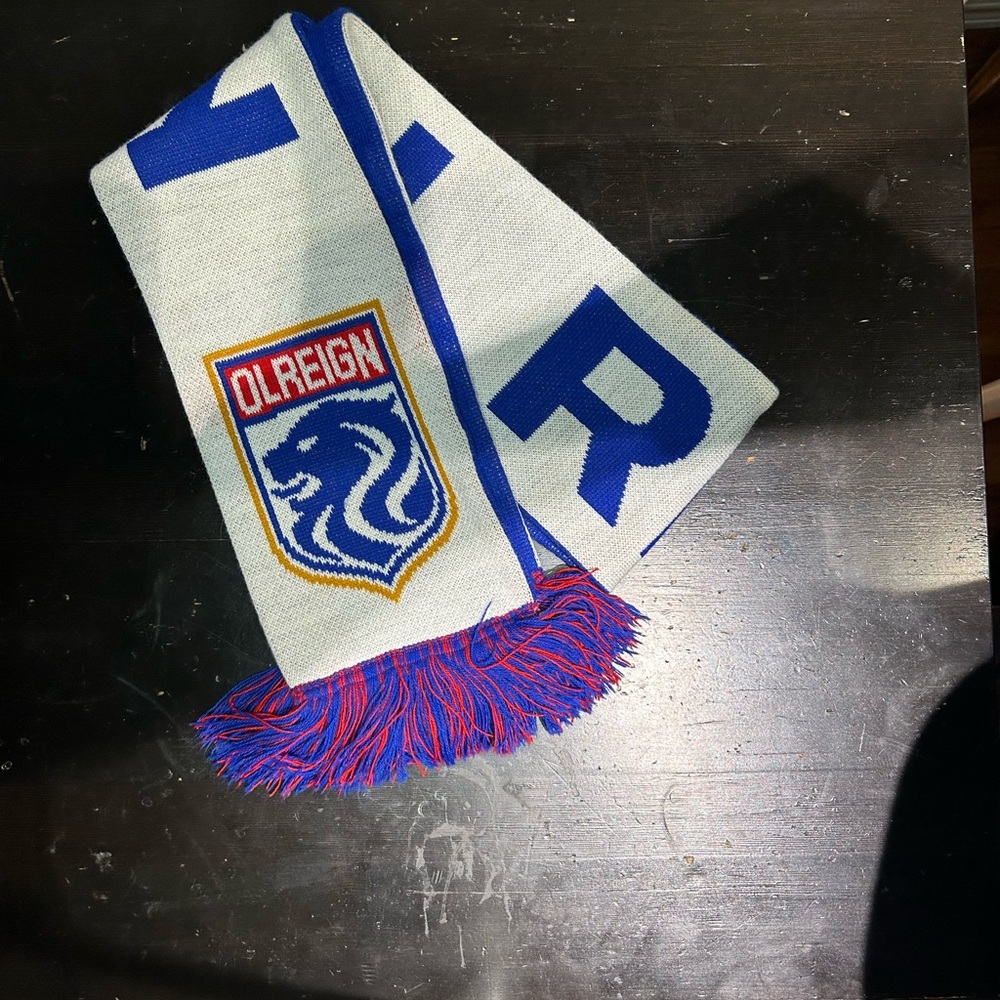 OL Reign Blue and White Scarf